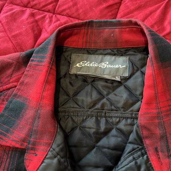 Eddie Bauer lined shirt - Picture 3 of 4